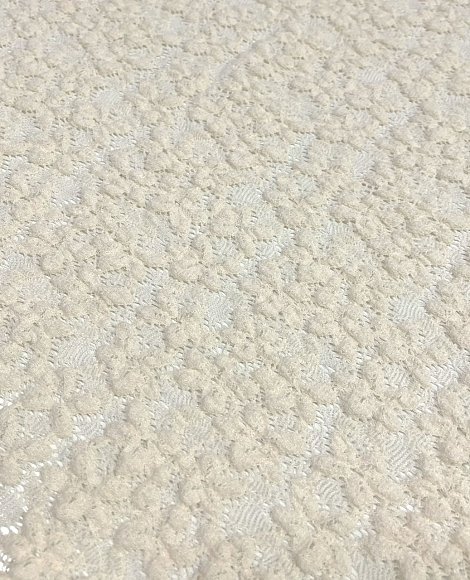 Гипюр-кружево цветок сливочный